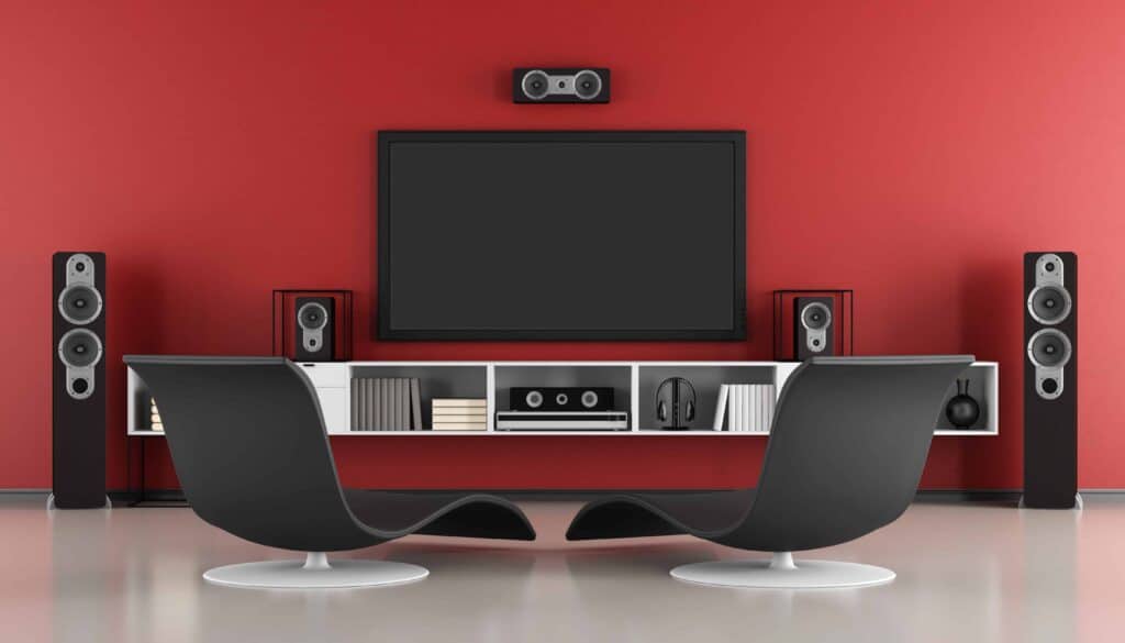 Projector home theatre design