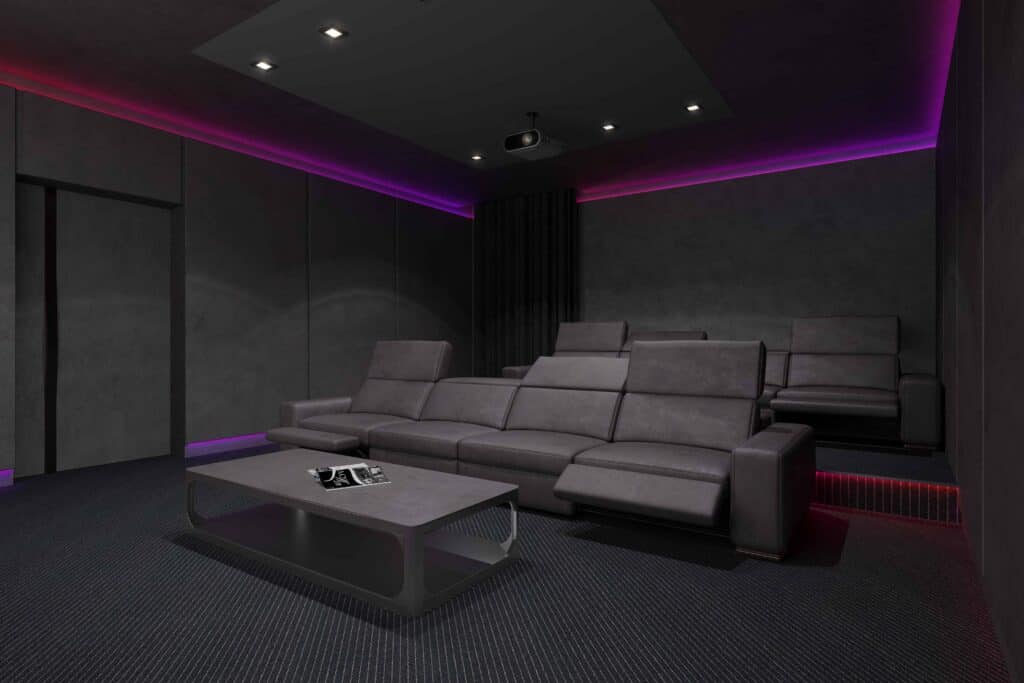 Home theatre installation idea