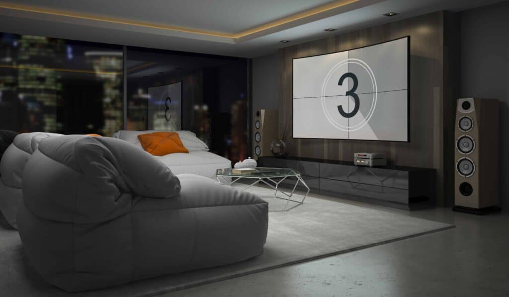 TV home theatre room