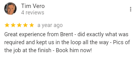 Five-star Google review for TV Magic Sunshine Coast
