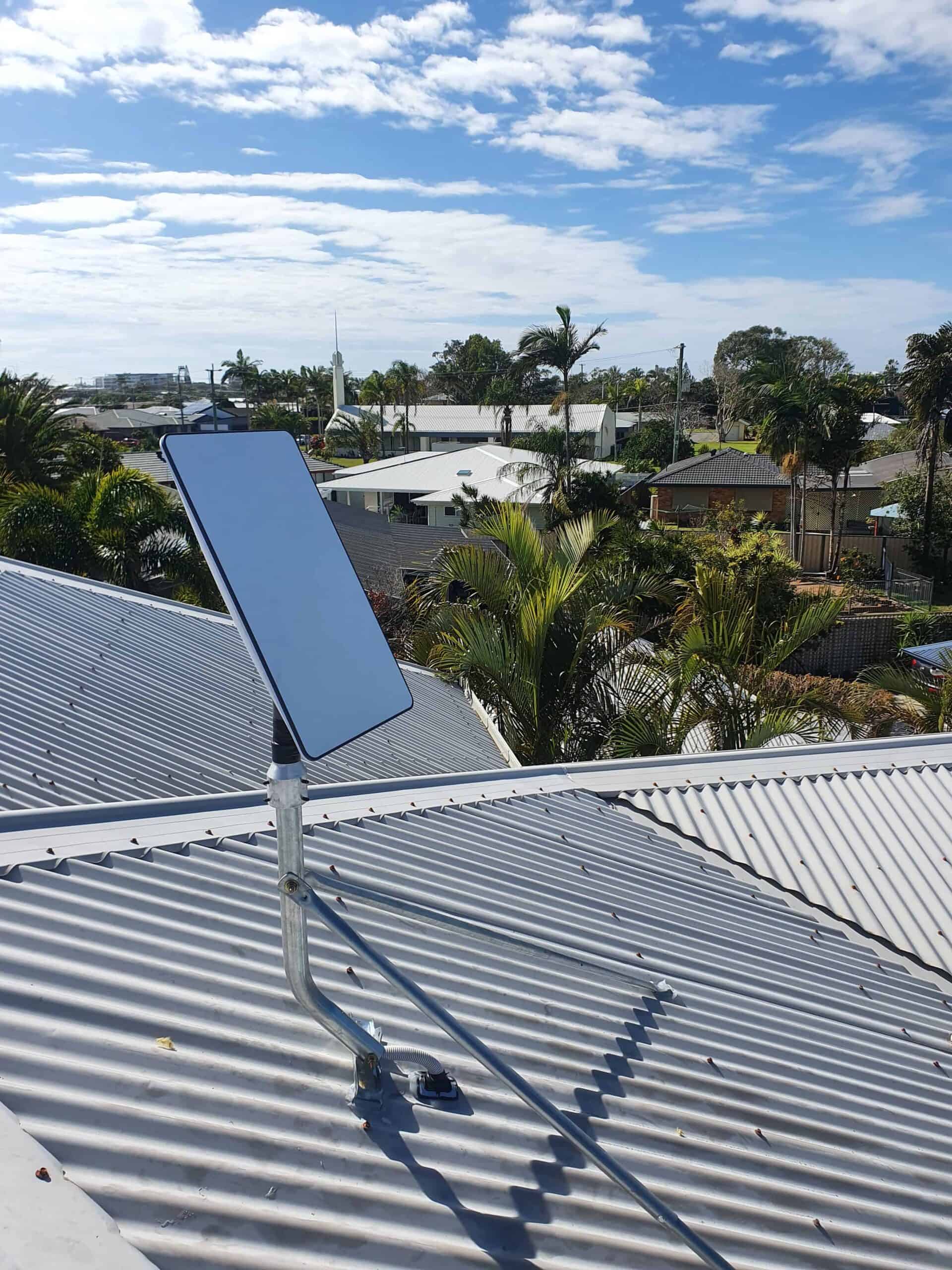 Completed Starlink installation by TV Magic Sunshine Coast